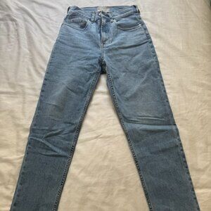 EVERLANE, Japanese Denim the Cheeky Jean, Size 25 Ankle